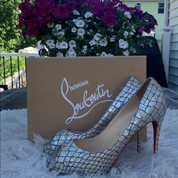 Louboutin Open-Toe Heels